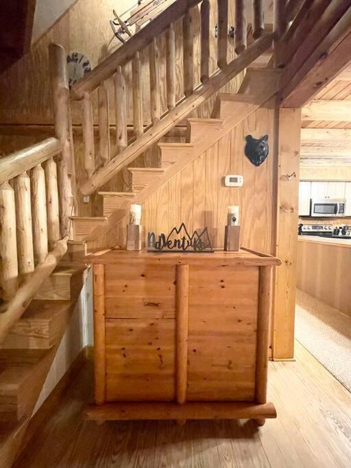 One Of A Kind Rustic Log Cabin Near Bryce Resort - Large Game Room - Fire Pit - Large Deck - Bbq Basye Zewnętrze zdjęcie