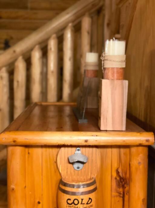 One Of A Kind Rustic Log Cabin Near Bryce Resort - Large Game Room - Fire Pit - Large Deck - Bbq Basye Zewnętrze zdjęcie